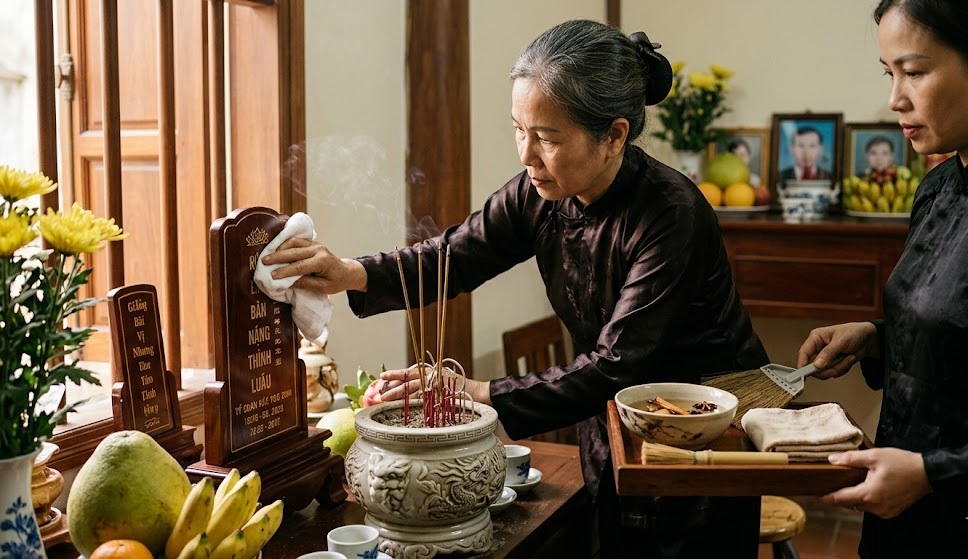 Nghi thức bao sái ban thờ đúng chuẩn: Khai thông tài lộc và bình an